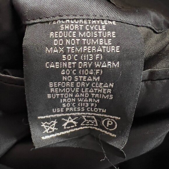 Vintage Karl Lagerfeld Paris Mens 100% Wool Charcoal Gray Jacket/Blazer - Picture 8 of 8